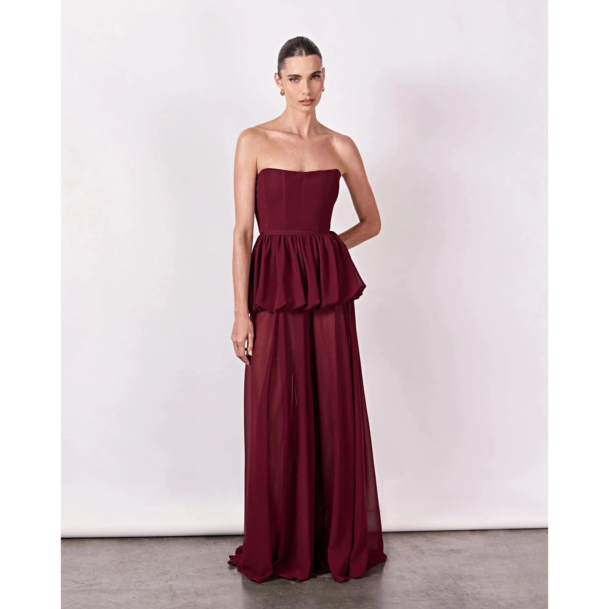 HL LONG CAULE DRESS