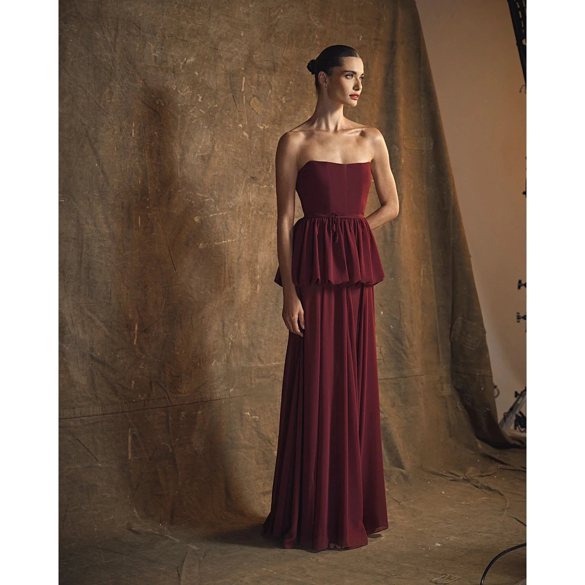 HL LONG CAULE DRESS