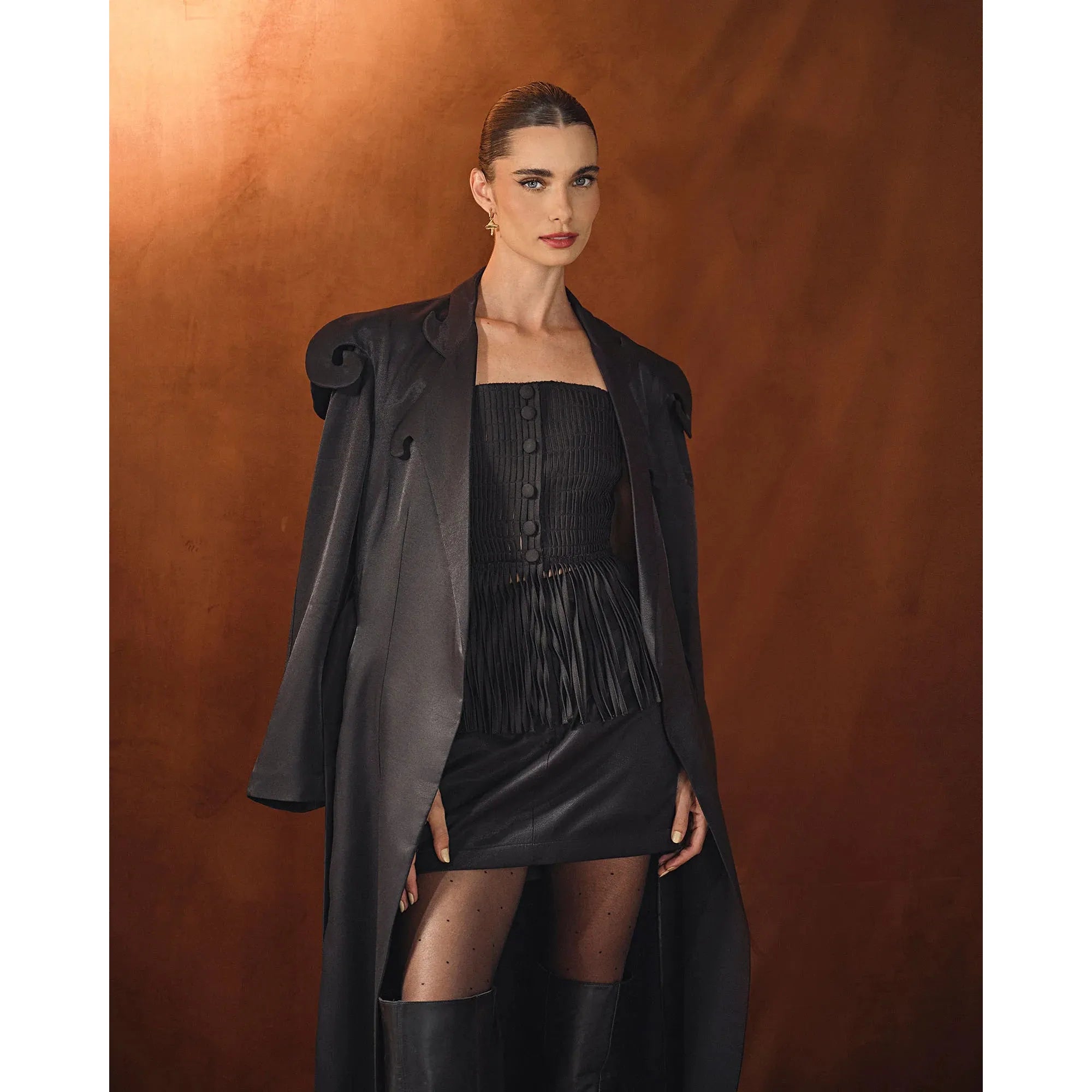 HL SHORT ESSENTIAL SKIRT - BLACK