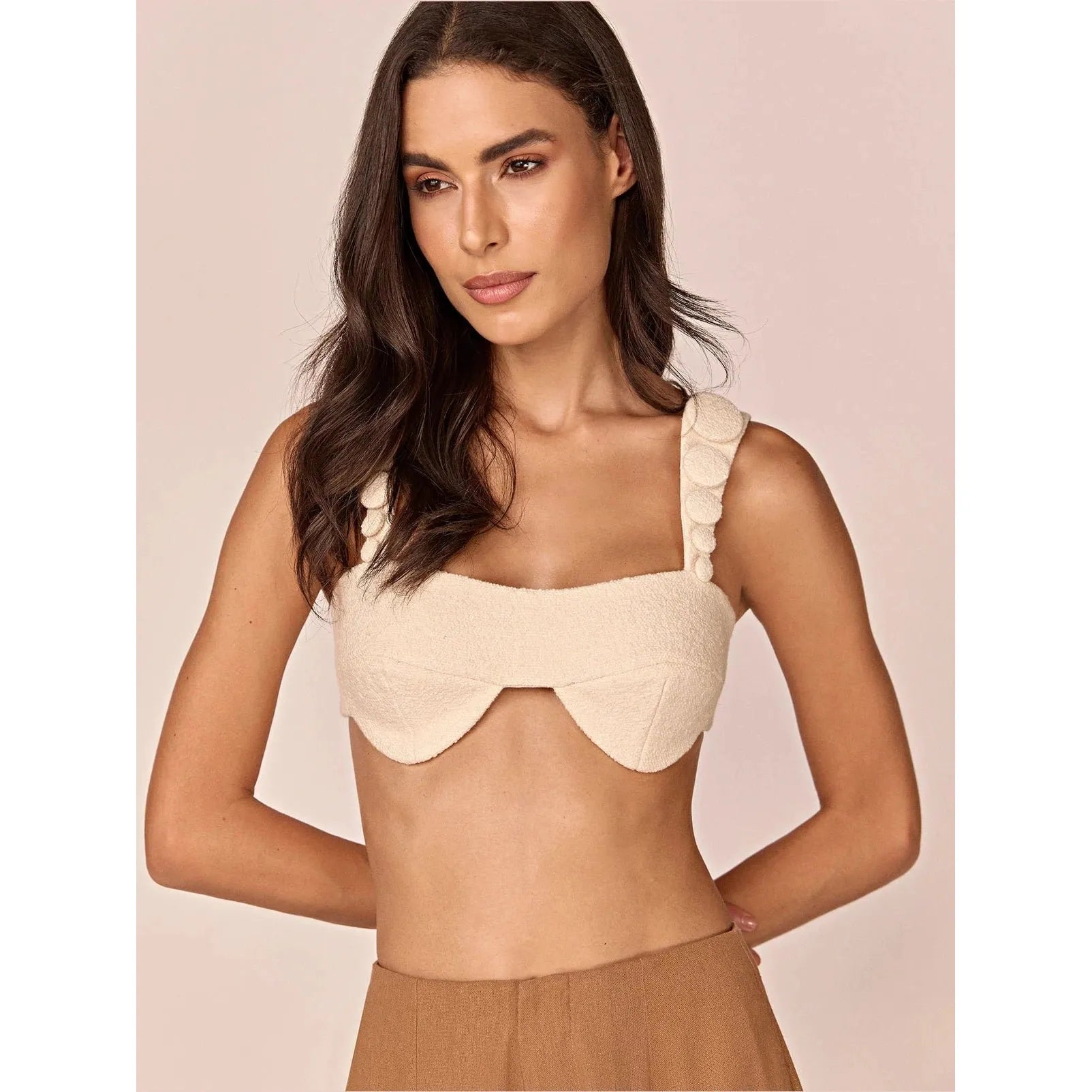 HL COTTON BUTTONS TOP