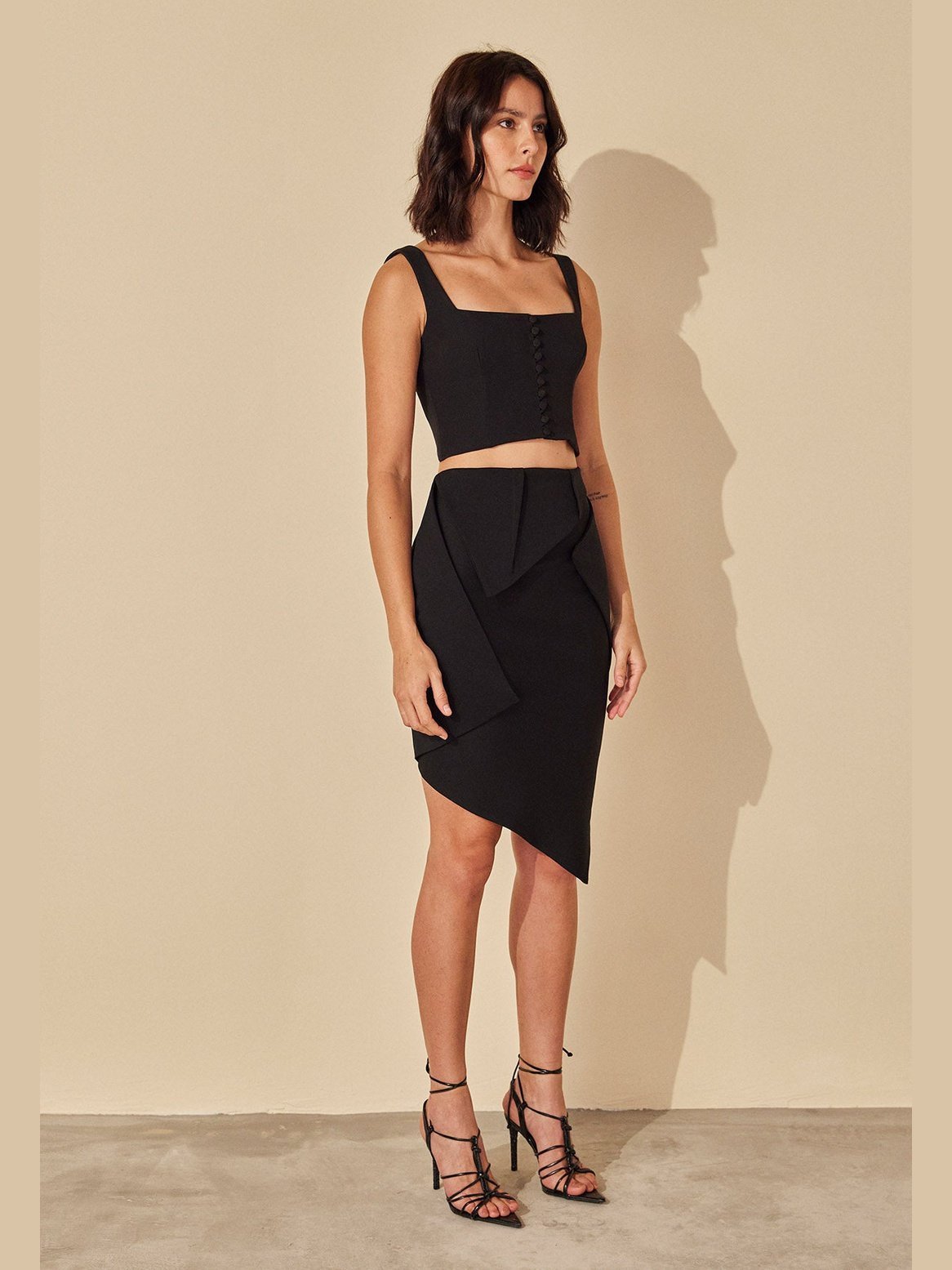 HL SAIA BLACK SKIRT