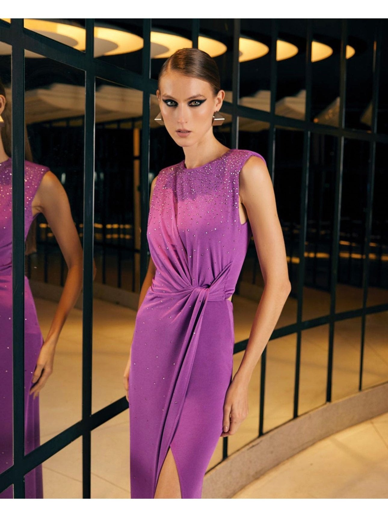 Arb Jersey Drapped Dress