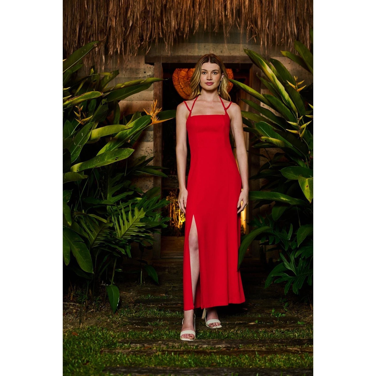 SK UNIQUE RED DRESS