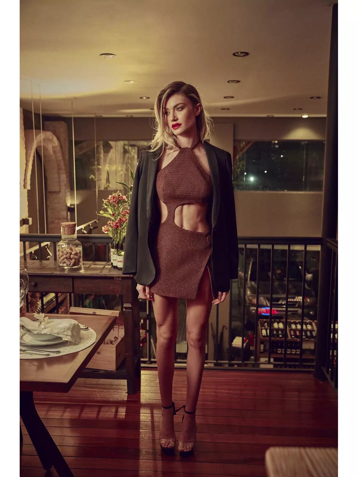 HL Trama Mini Dress