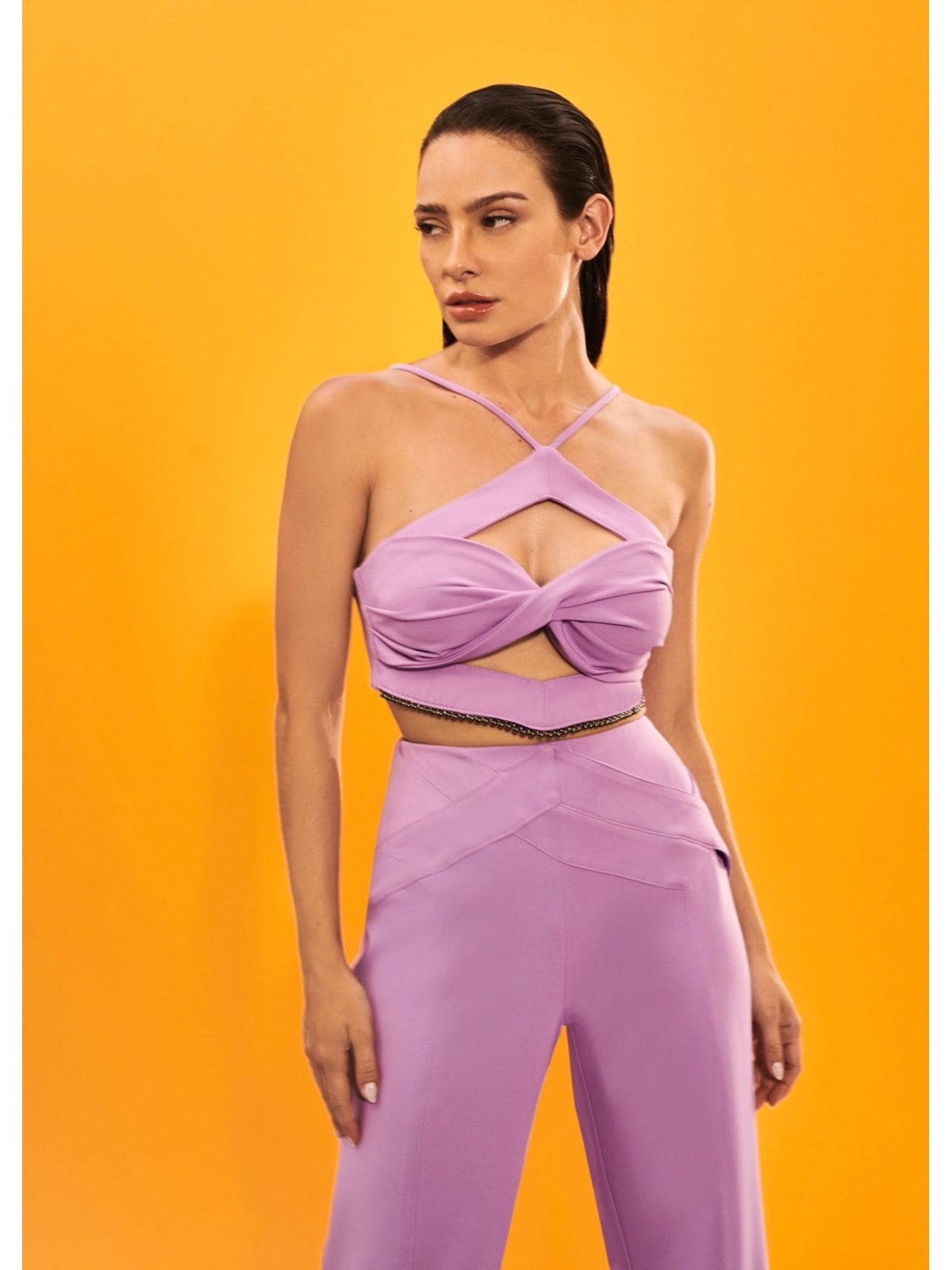 SC Twisted Top Detail Lilac Set