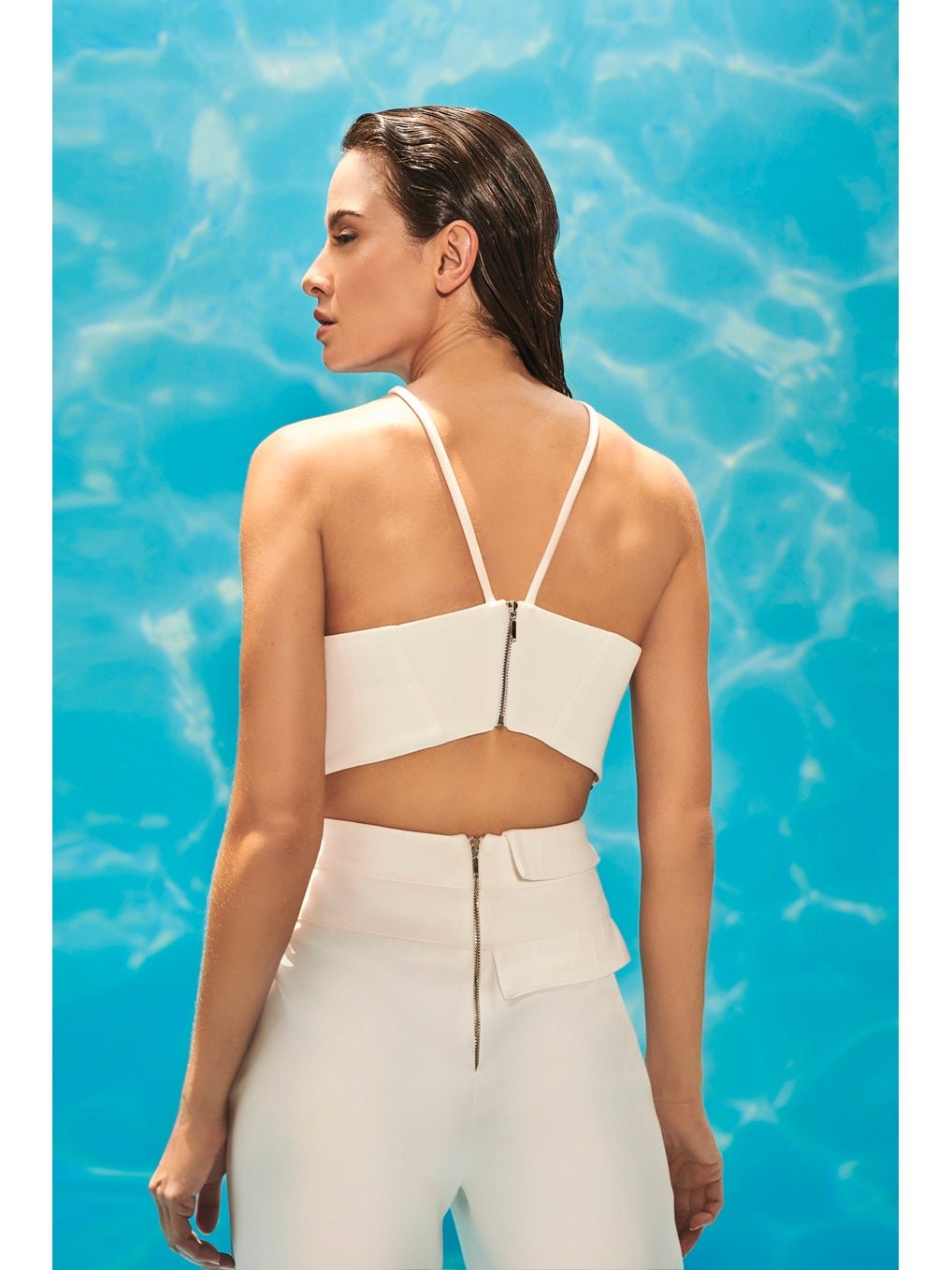 SC Twisted Top Detail White Set