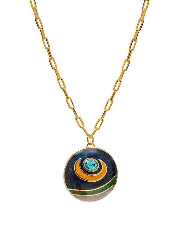 RB Gold Moon Necklace