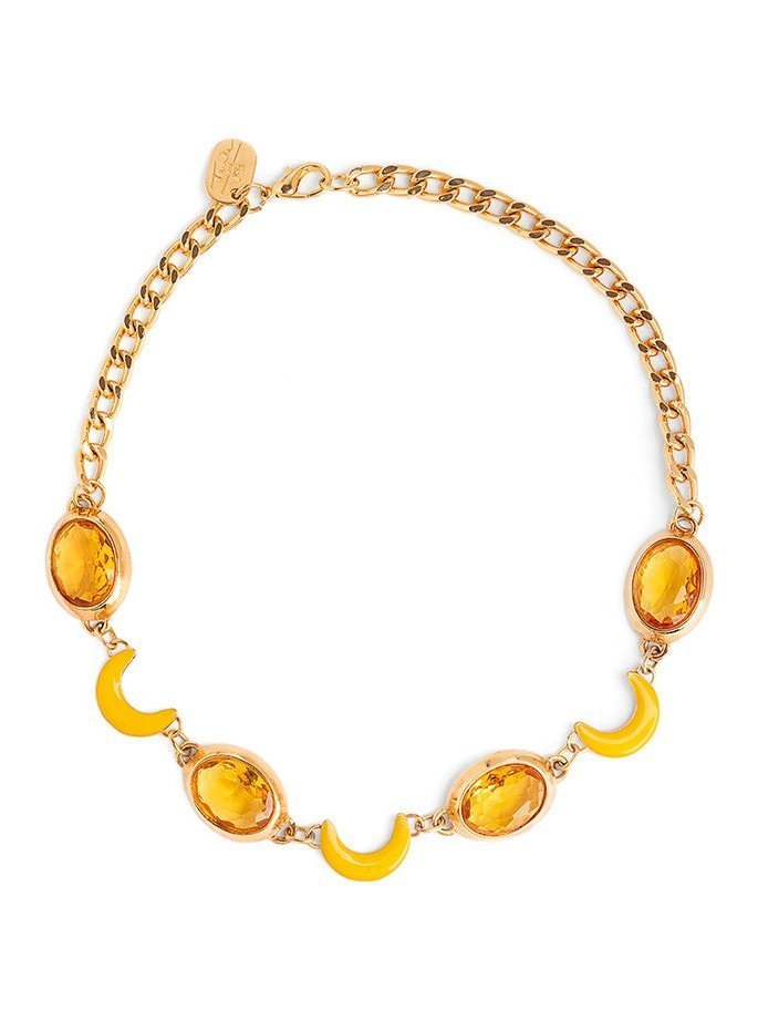 RB Tarsila Gold Moon Stone Necklace