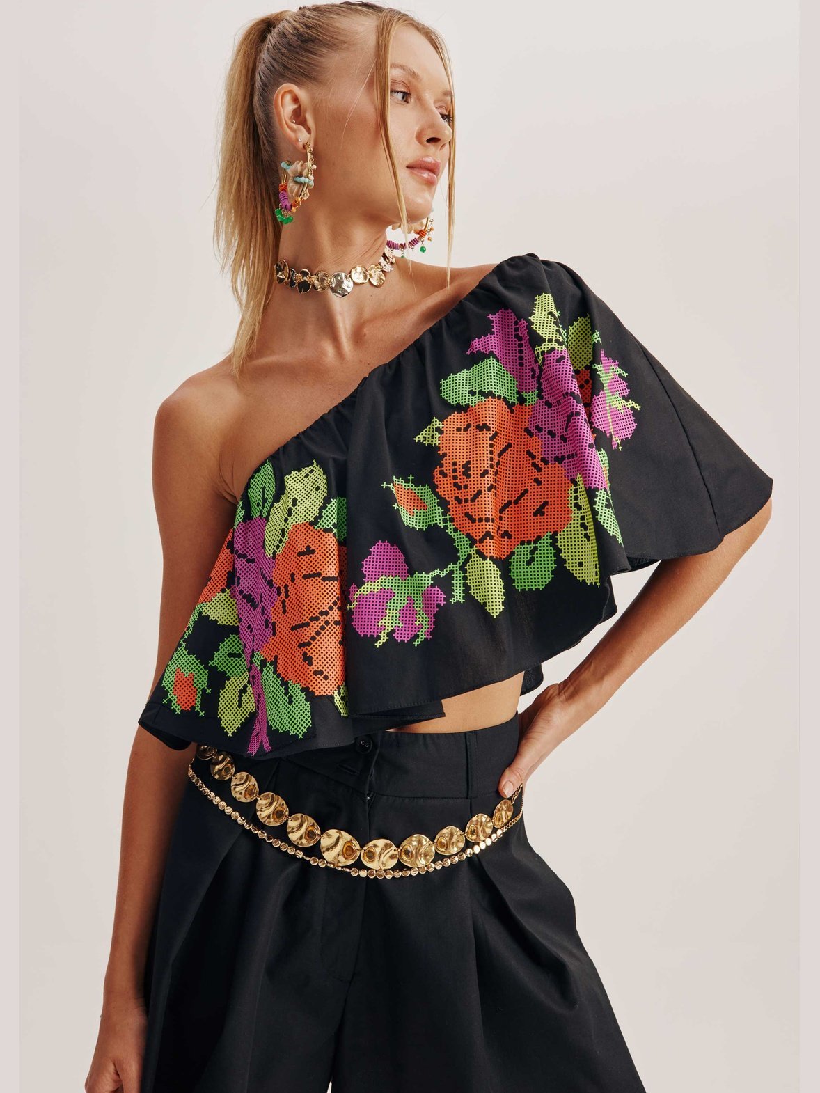 AMAR High Waisted Short Set