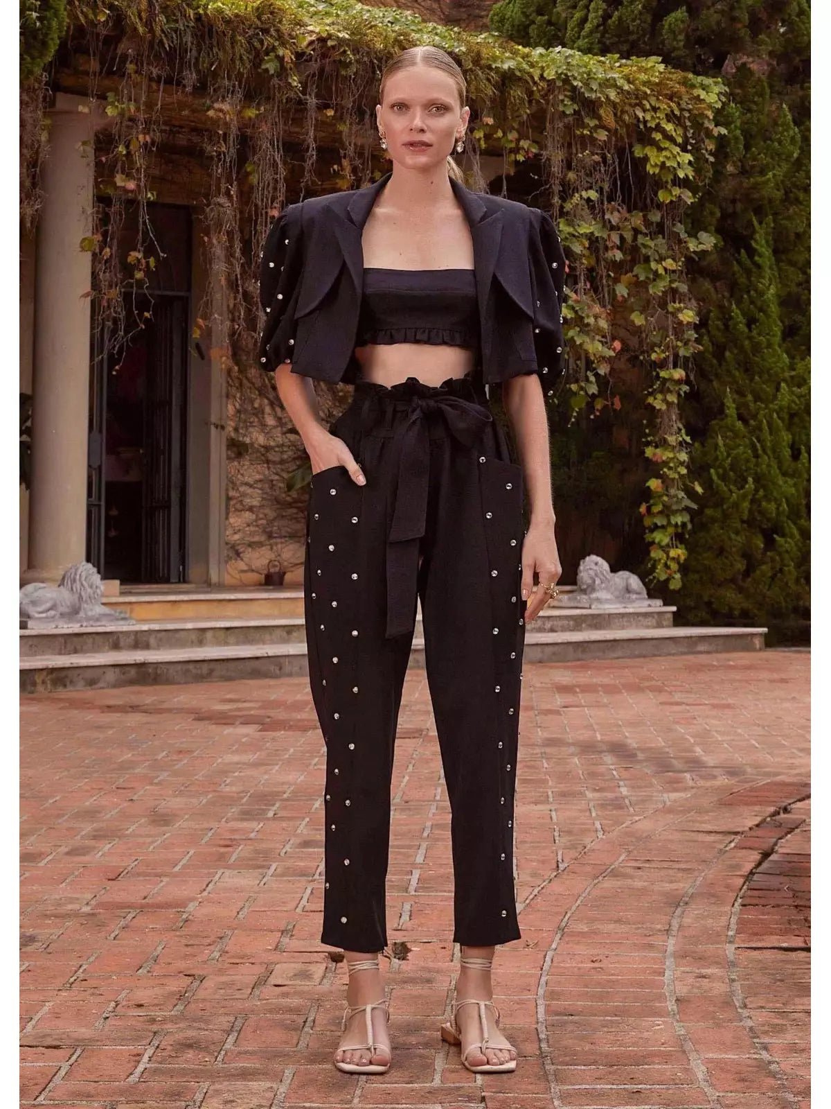Amar Top, Blazer Pant Set