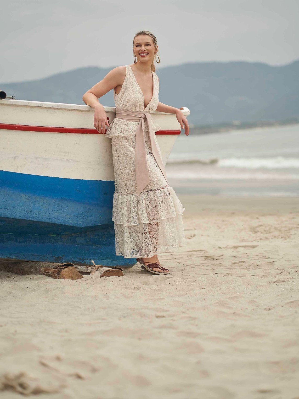 Embroidered Lagoon Dress
