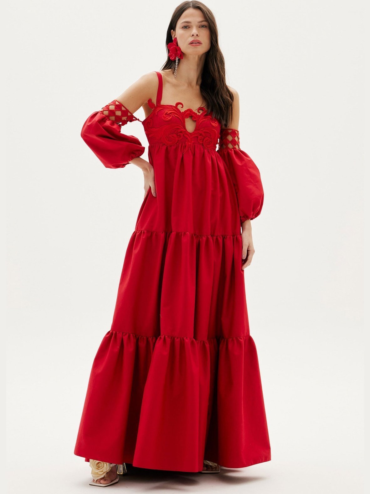 Amar Ara Red Dress