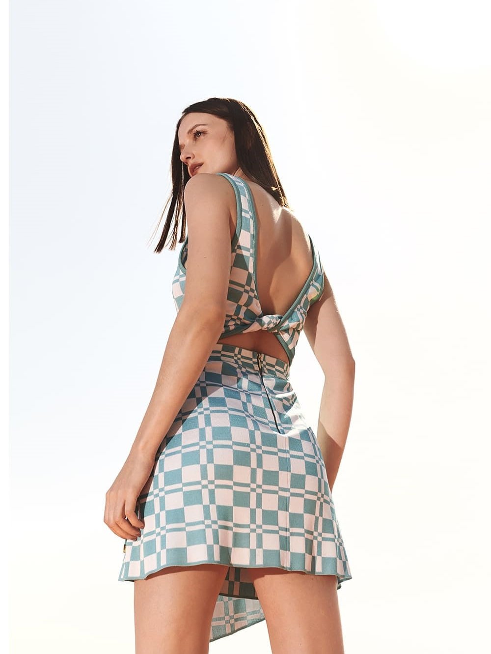 TD Bandage Blue Skort Dress