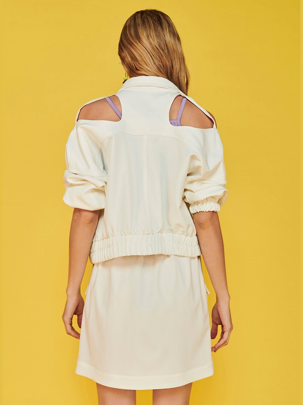 Utility White Skirt