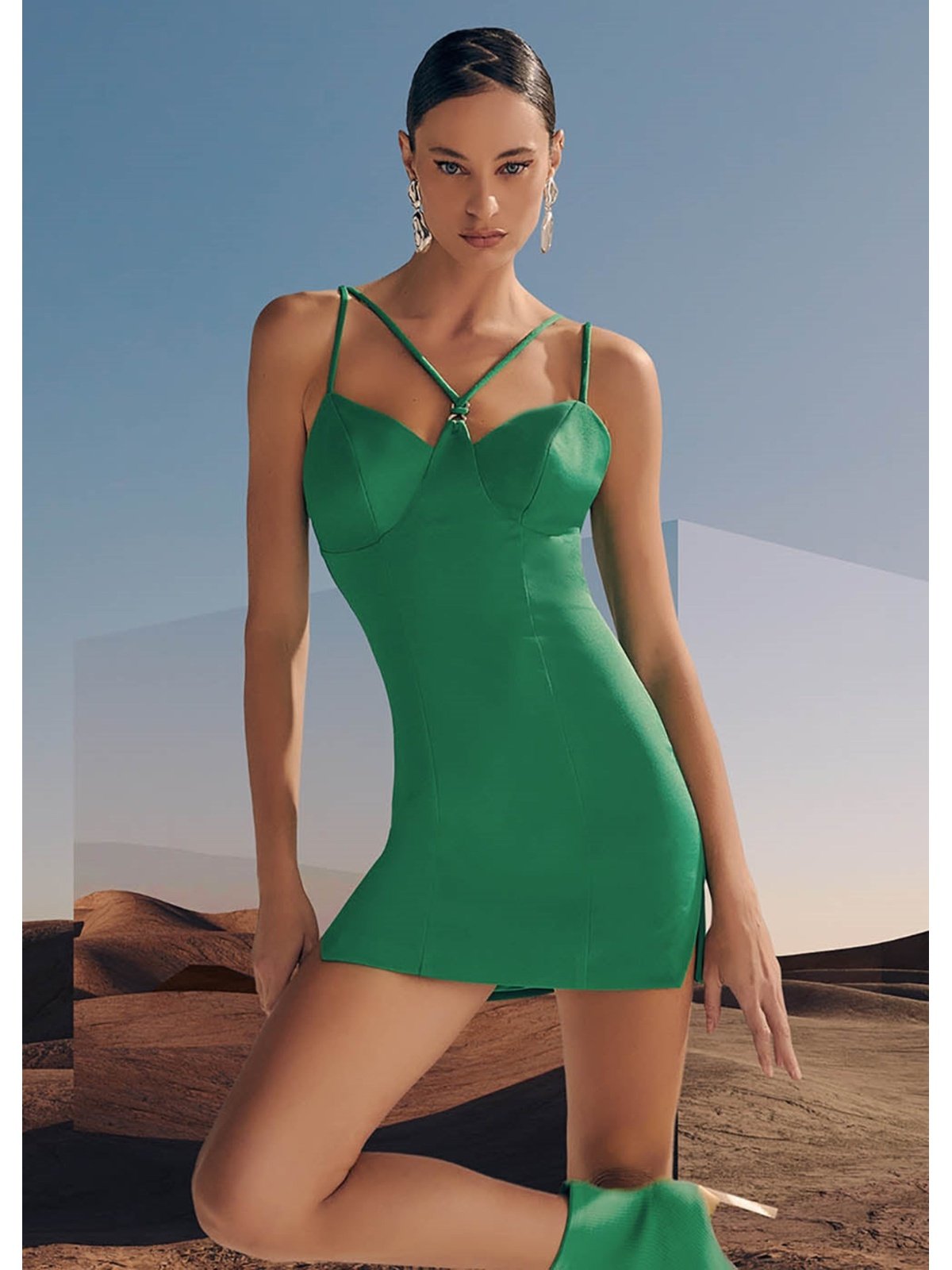 SC Mini Green Dress