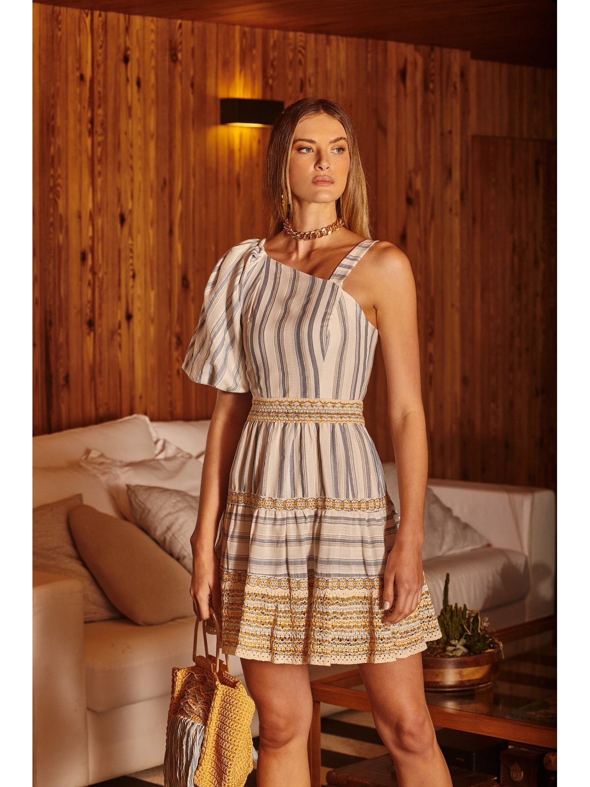 Timeless Collection- One Shoulder Short Dress