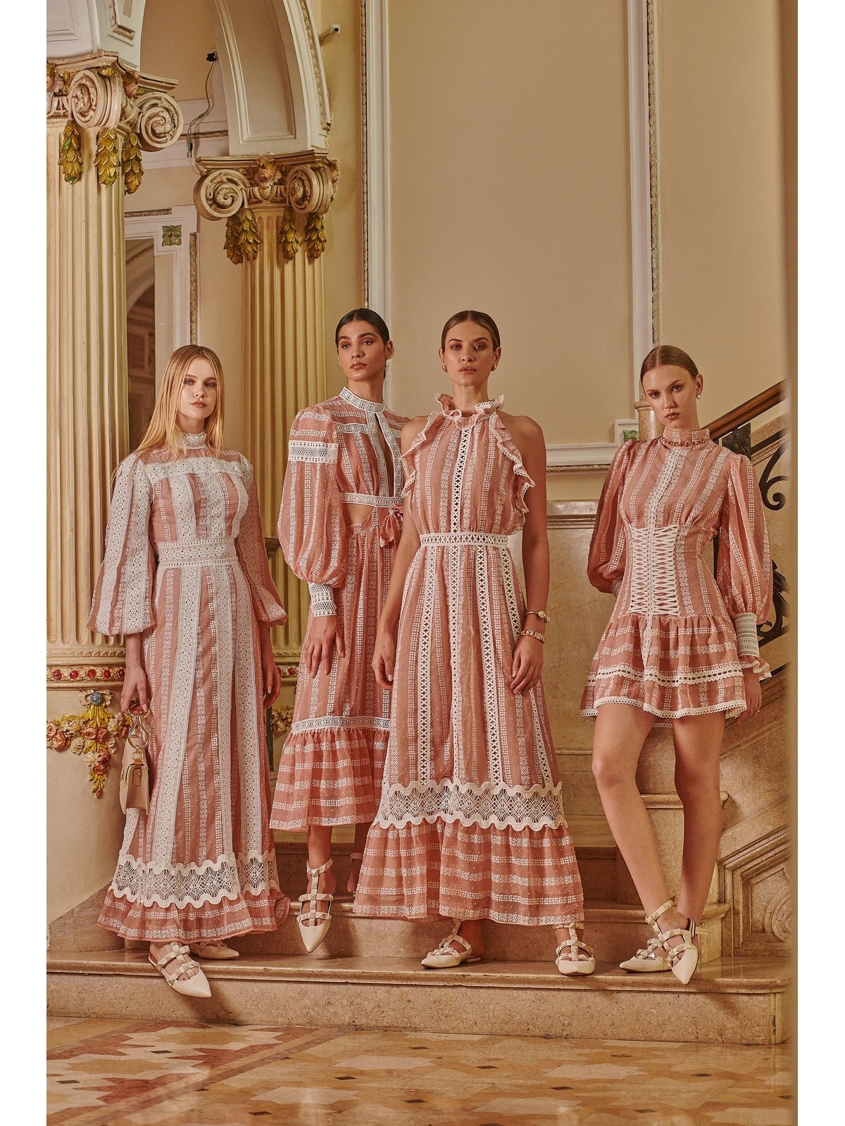 LN Fall-Blush Cut Out Dress