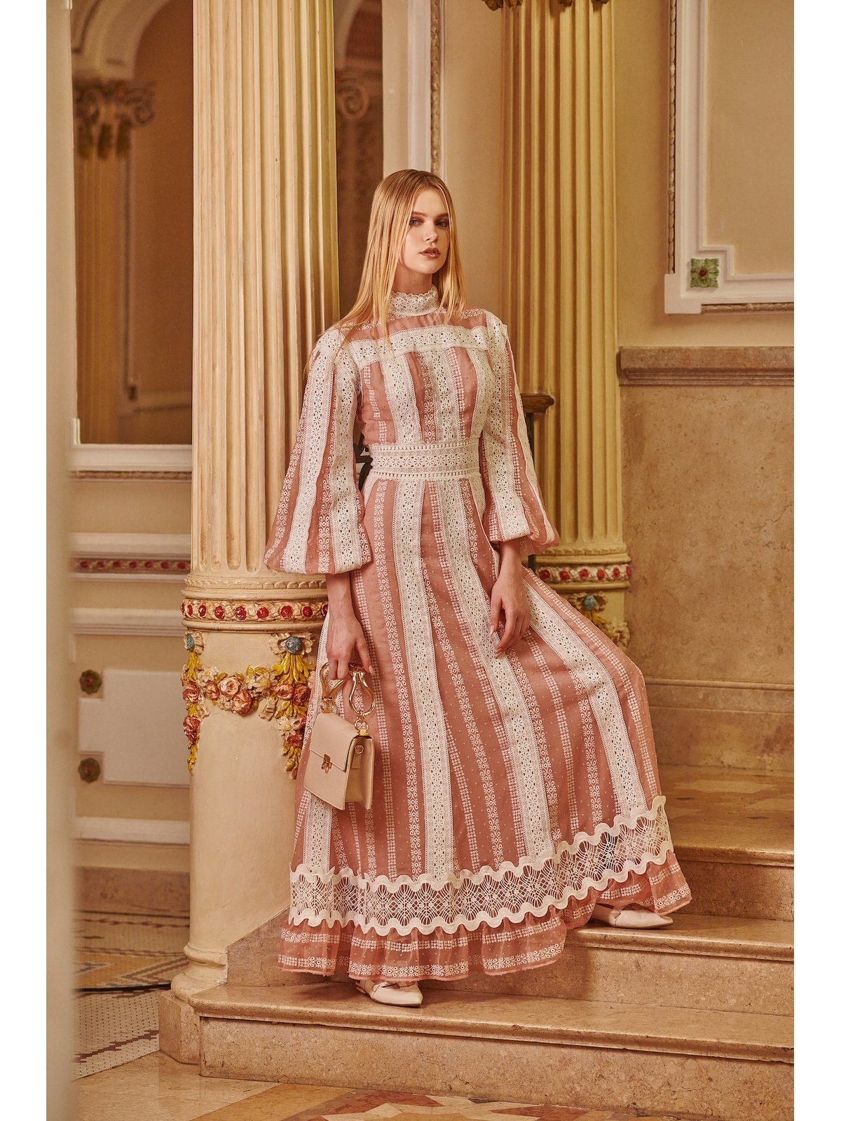 Reigns Long Sleeve Long Dress