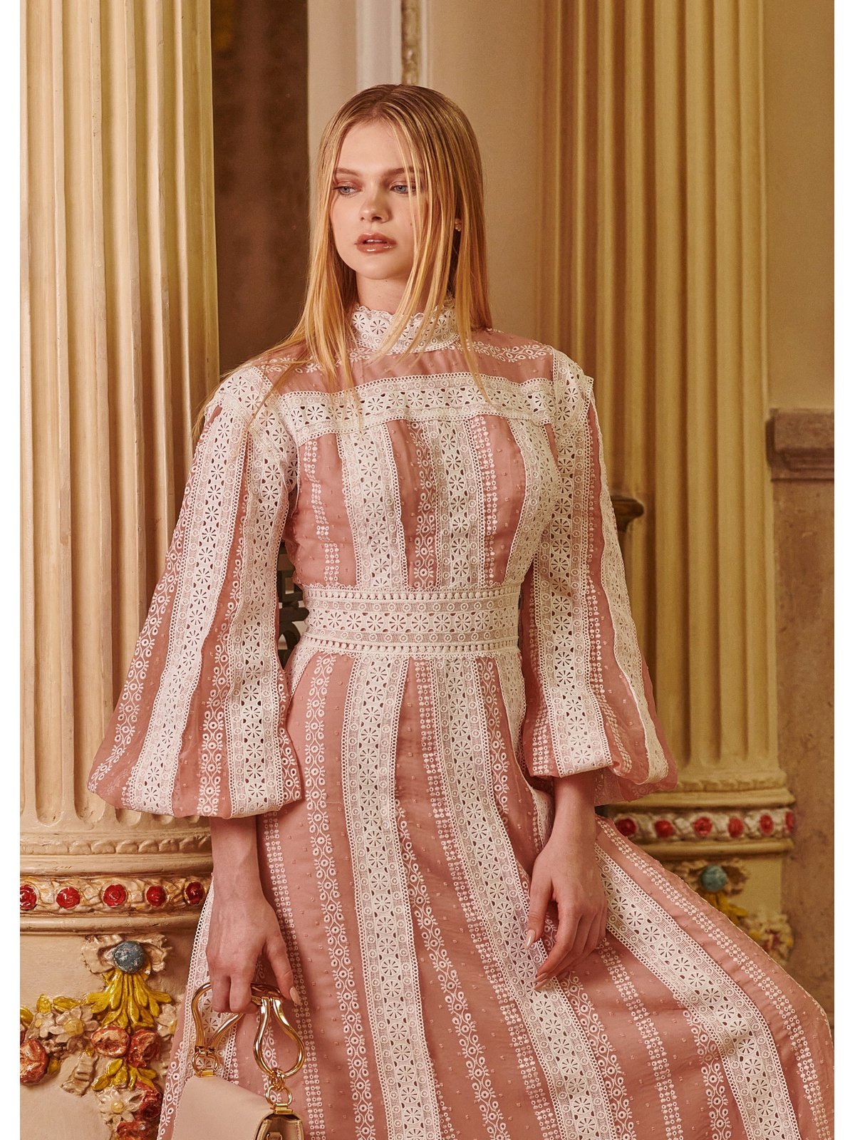 Reigns Long Sleeve Long Dress