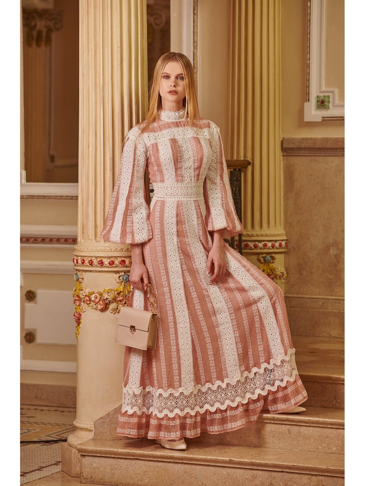 Reigns Long Sleeve Long Dress