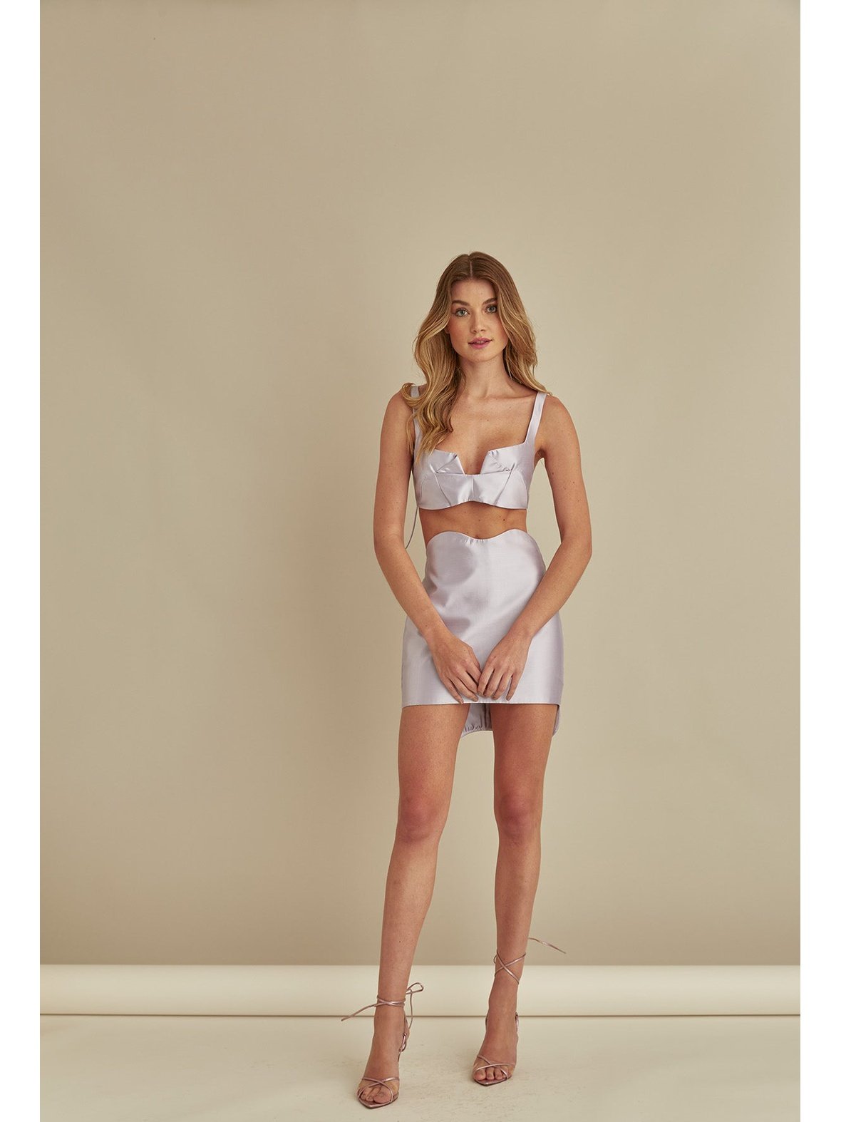 Brightness Cropped Top Lavender