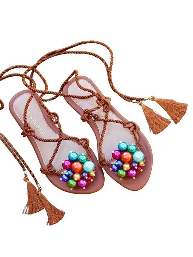 Amalfi Colorful Perola Sandals