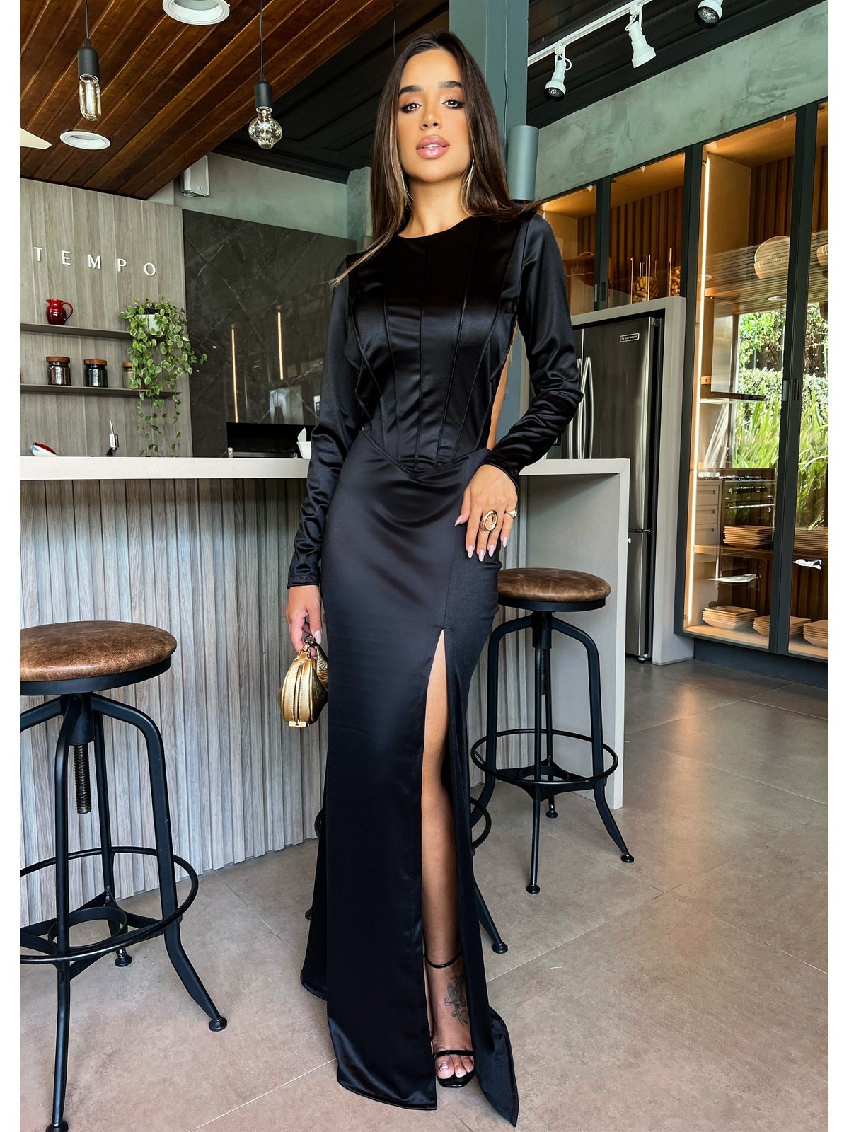 Ladie Black Dress