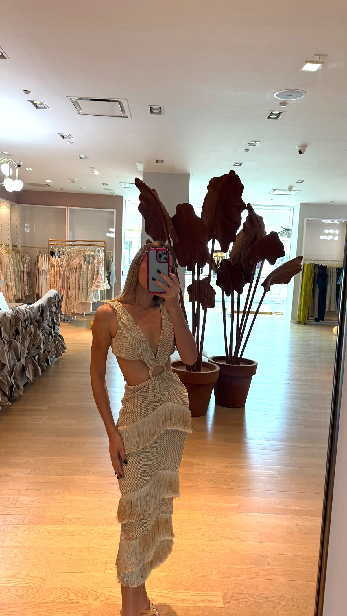 PB CLAY MIDI DRESS