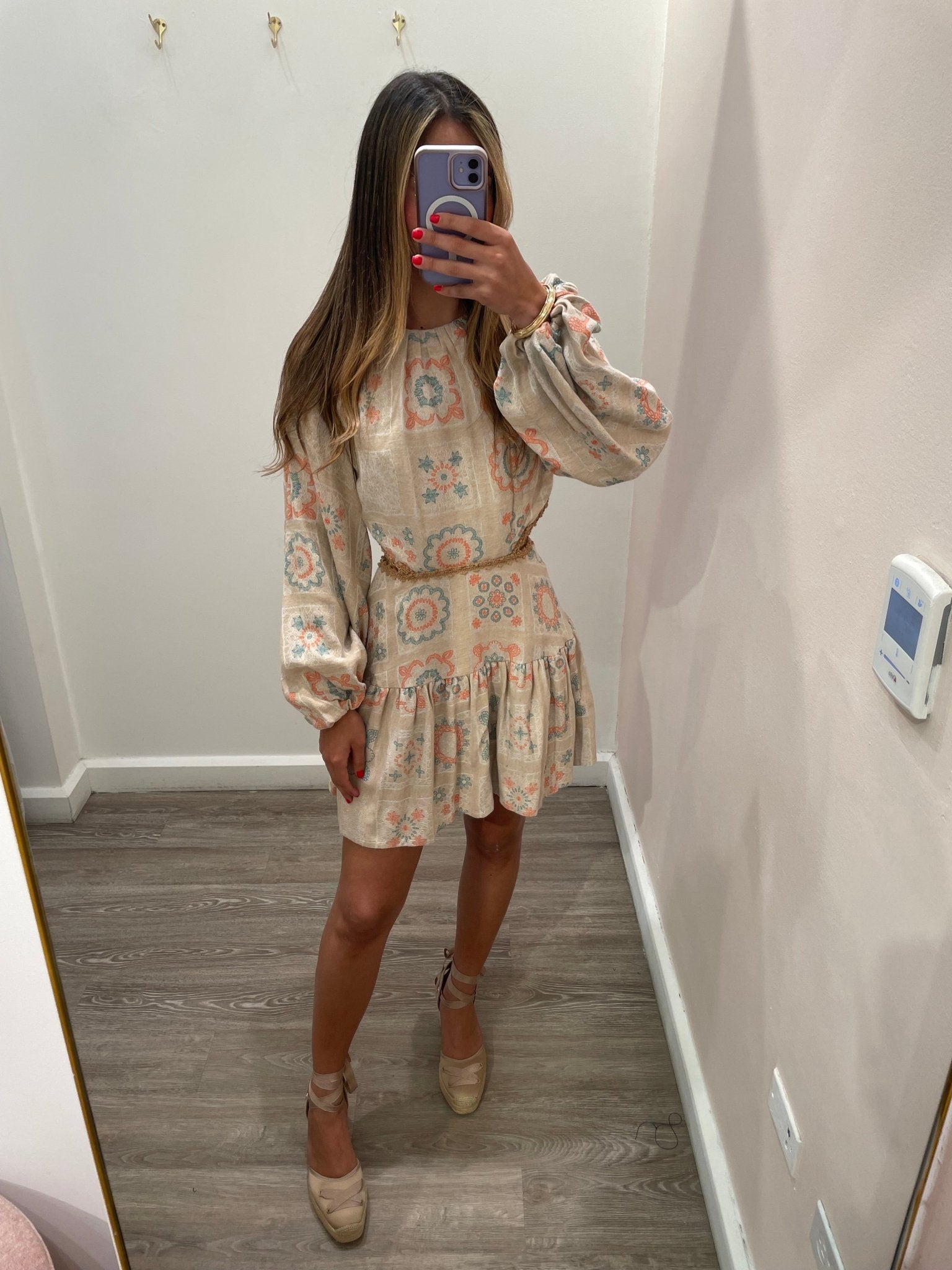 LP MANDALA SHORT BACKLESS DRESS
