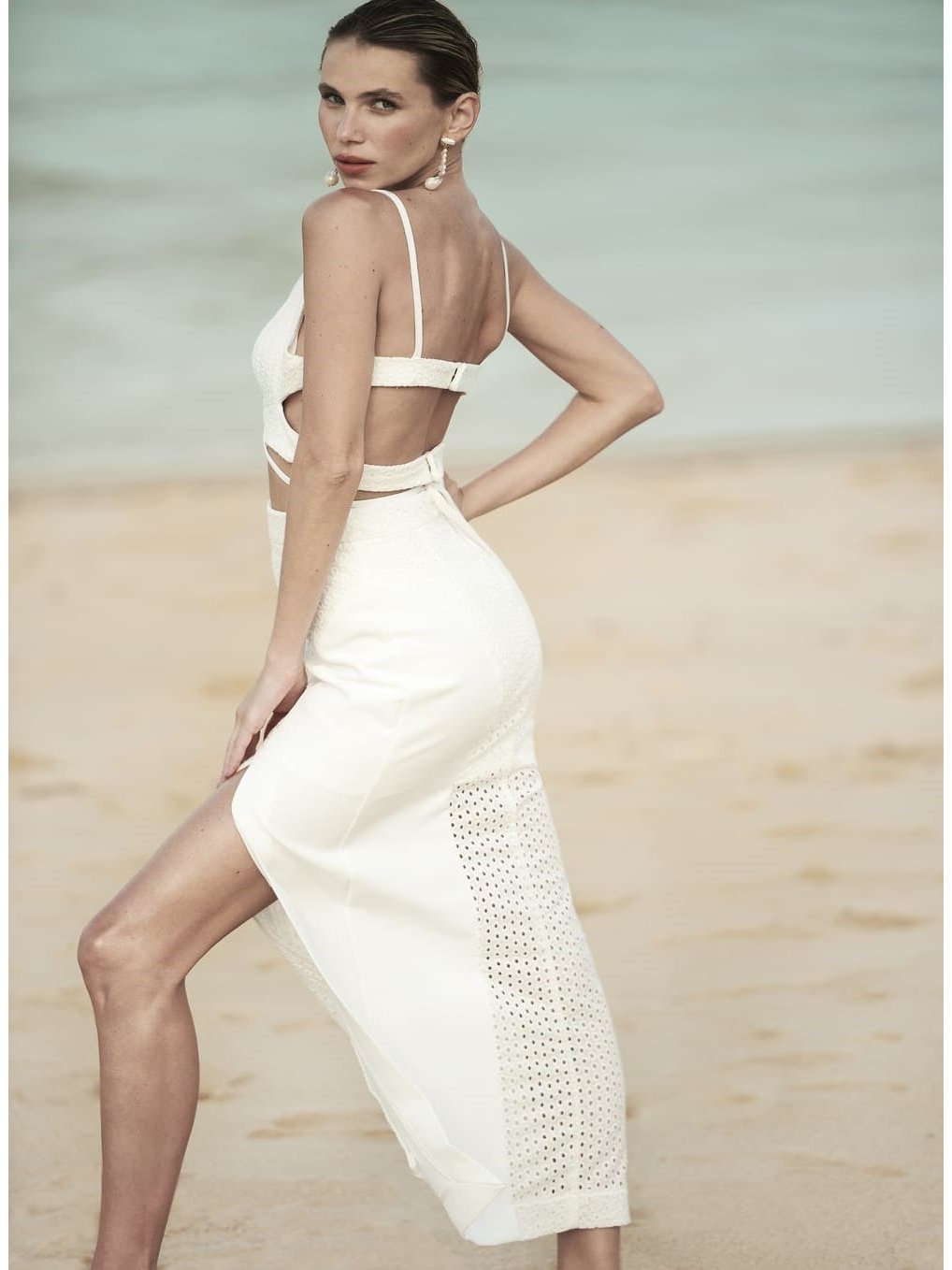SC MIDI LACE SET