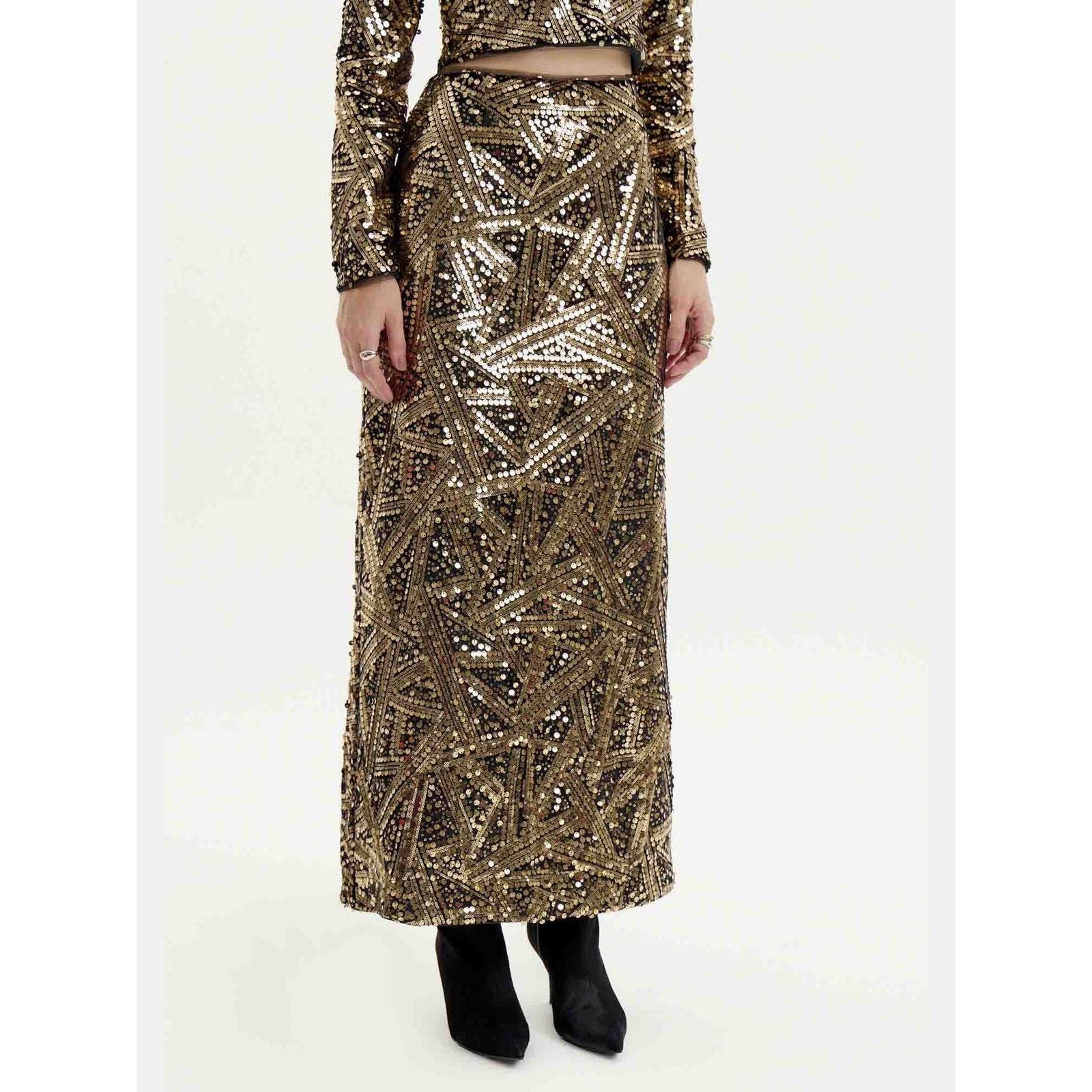 AMAR SEQUIN MATCHING SET