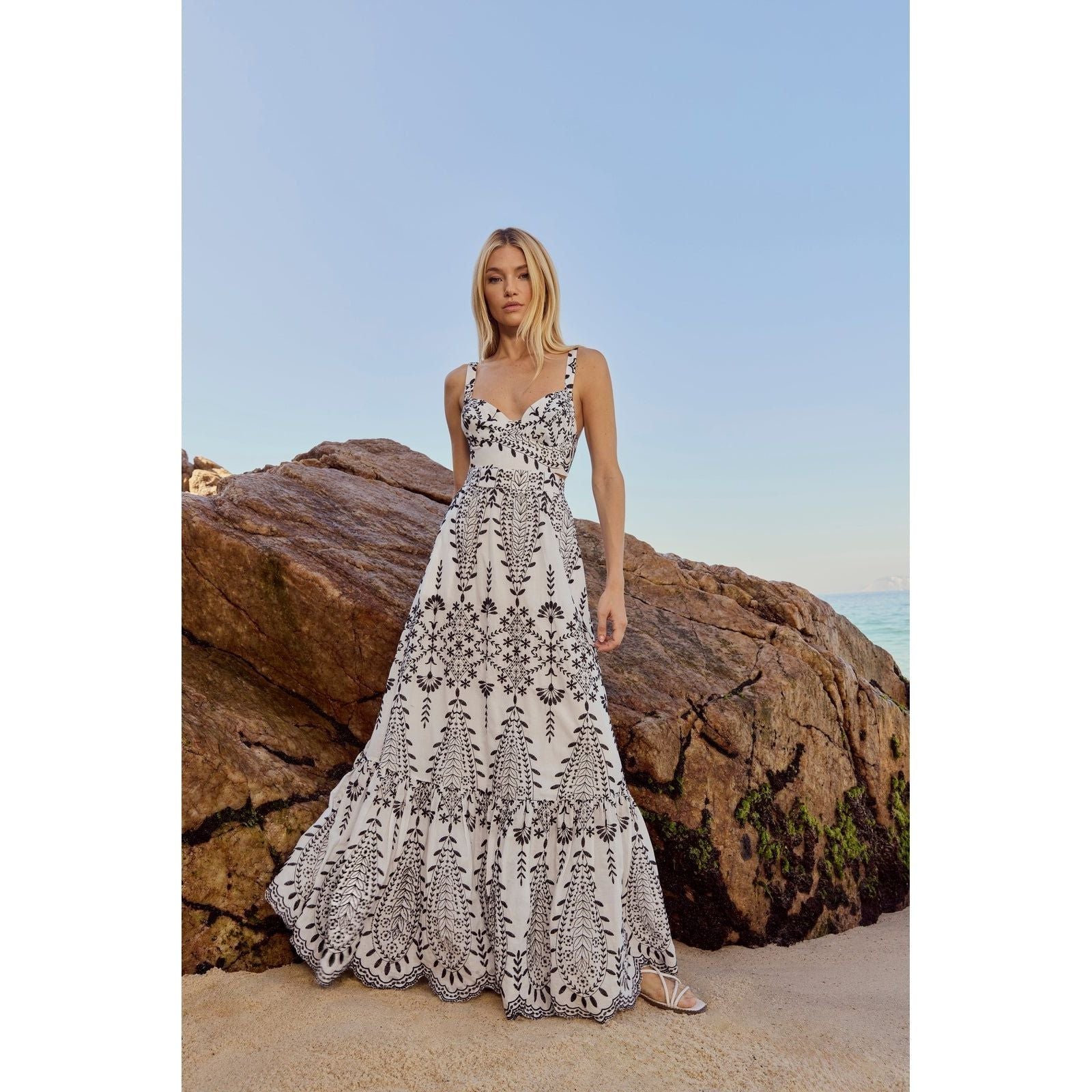 SK LONG LACE DRESS
