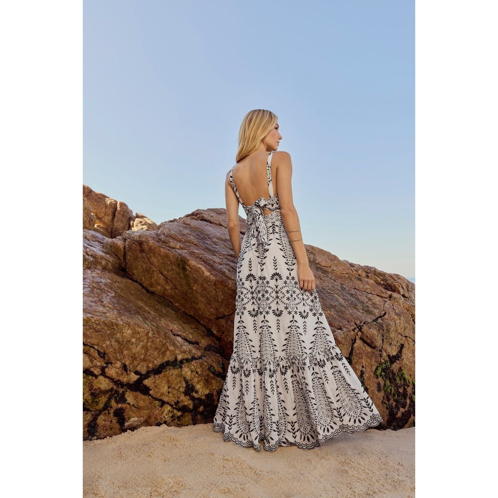 SK LONG LACE DRESS
