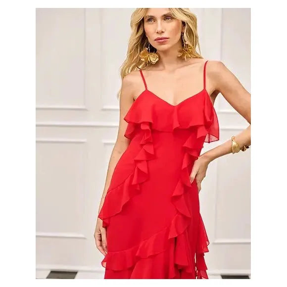 SK MUSSELINE JABOT DRESS