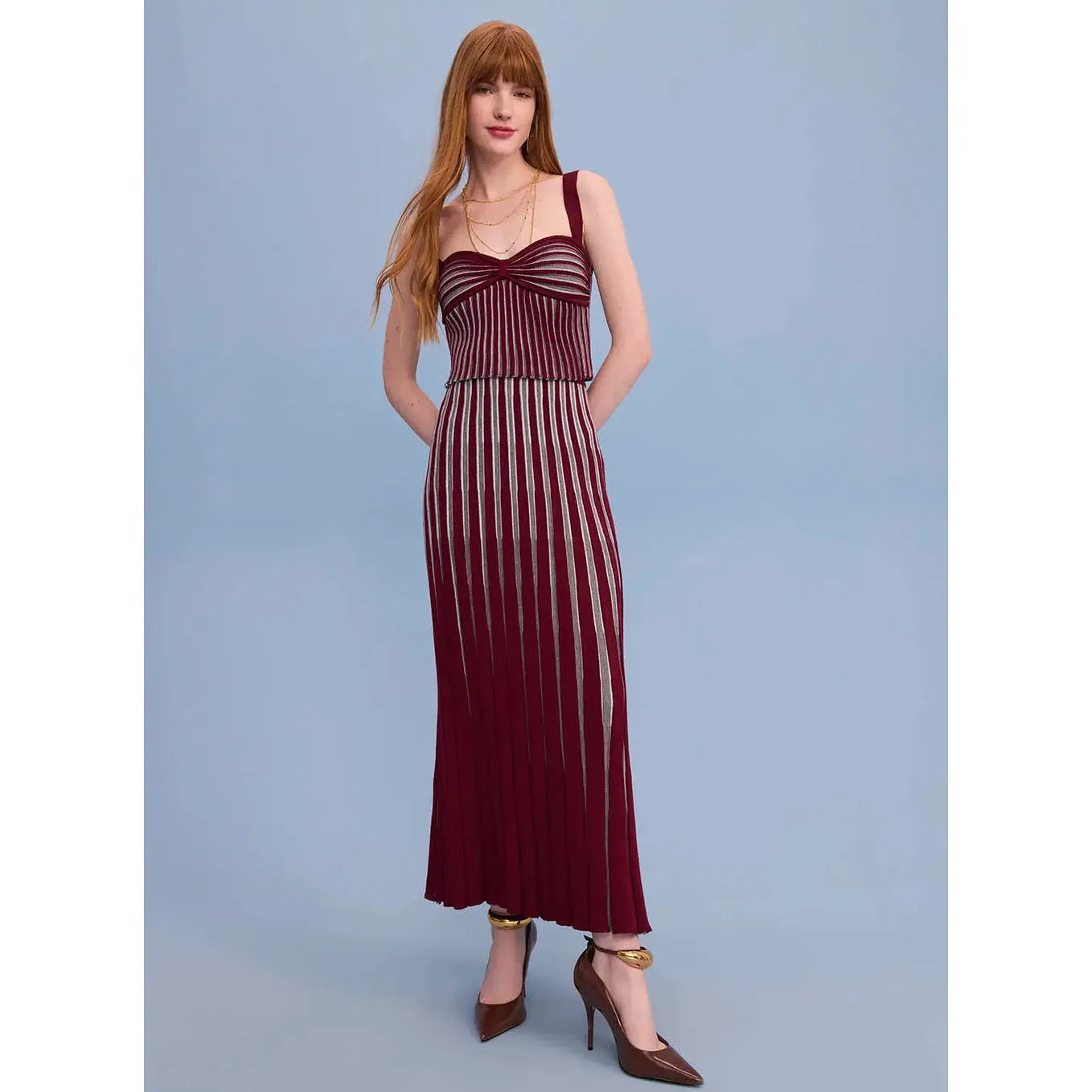 SK MIDI TRICOT DRESS