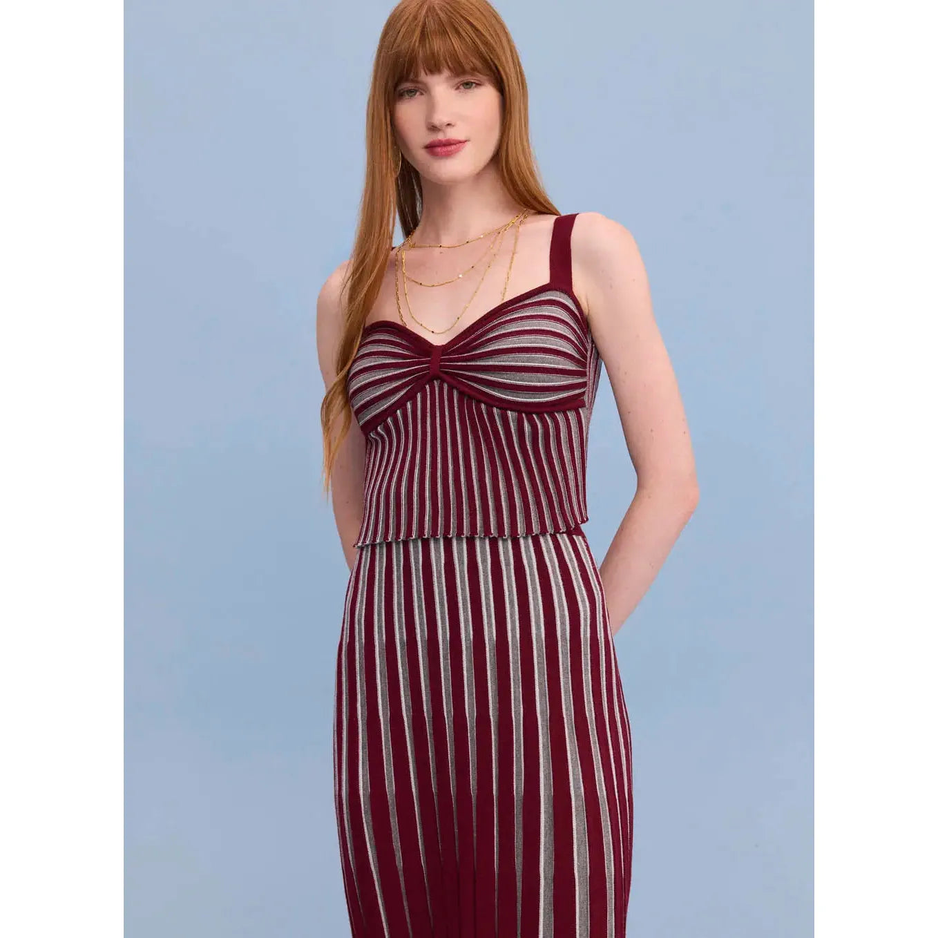 SK MIDI TRICOT DRESS
