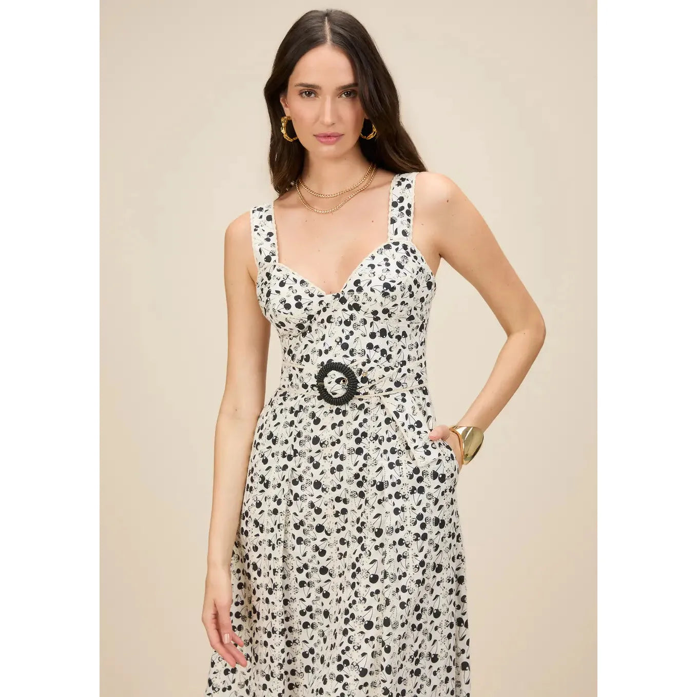 SK CHERRY MAXI MIDI DRESS
