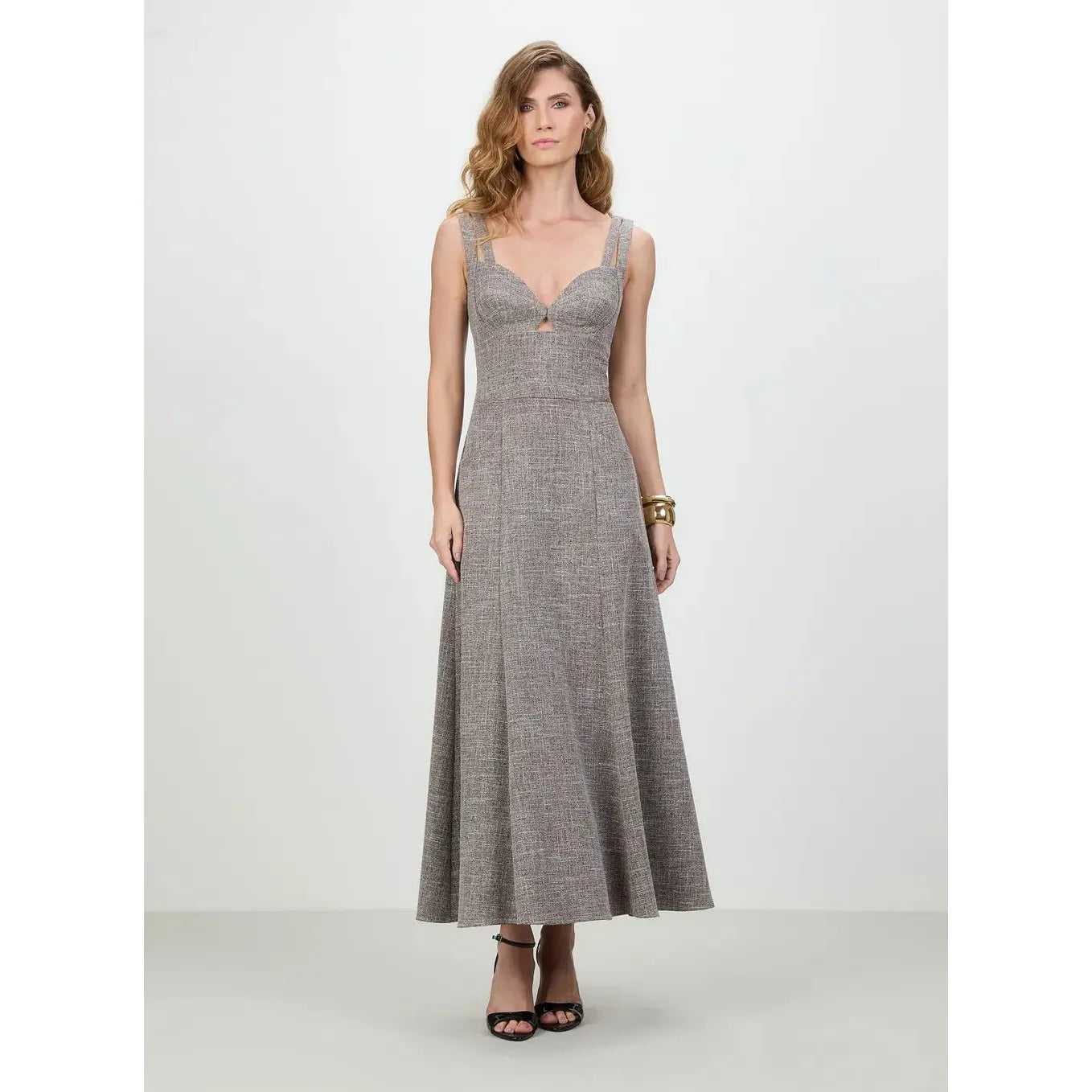 TD TWEED MIDI DRESS