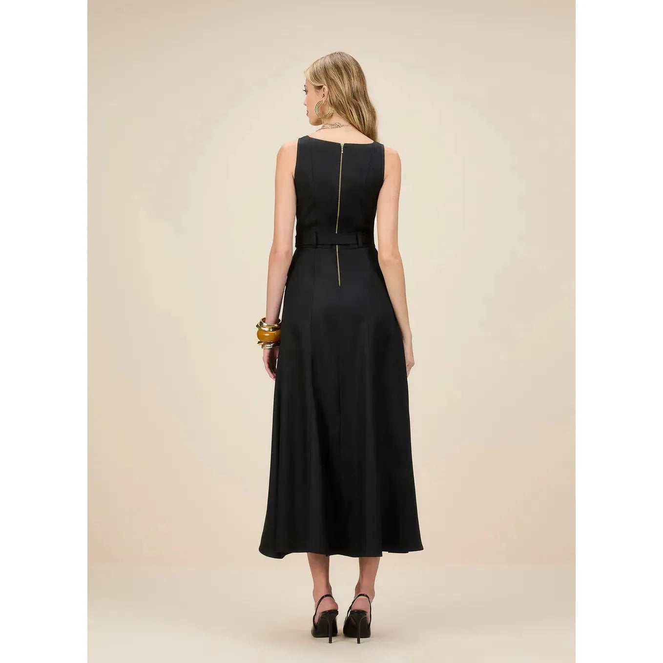 SK TAILORED MIDI DRESS