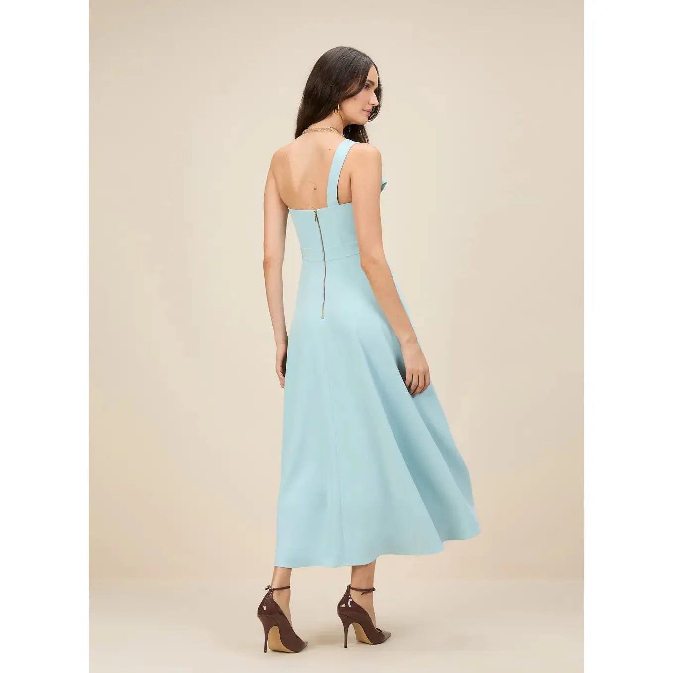 SK BOW NECKLINE DRESS