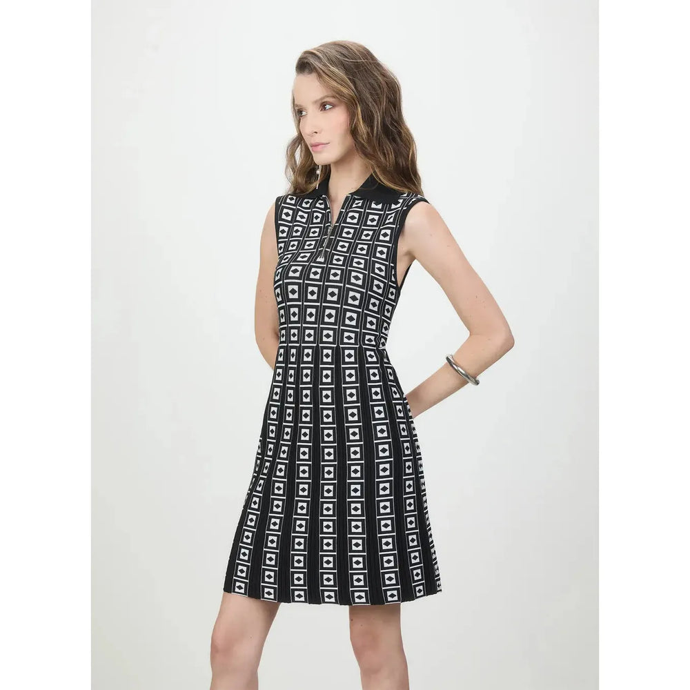 TD TRICOT QUADRICULADO DRESS