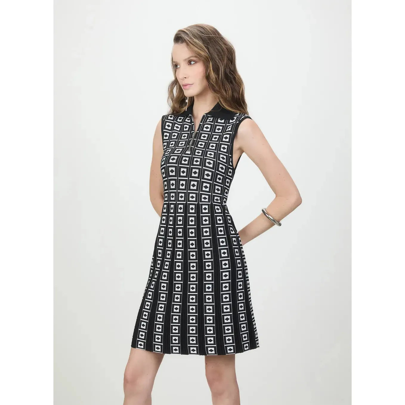 TD TRICOT QUADRICULADO DRESS