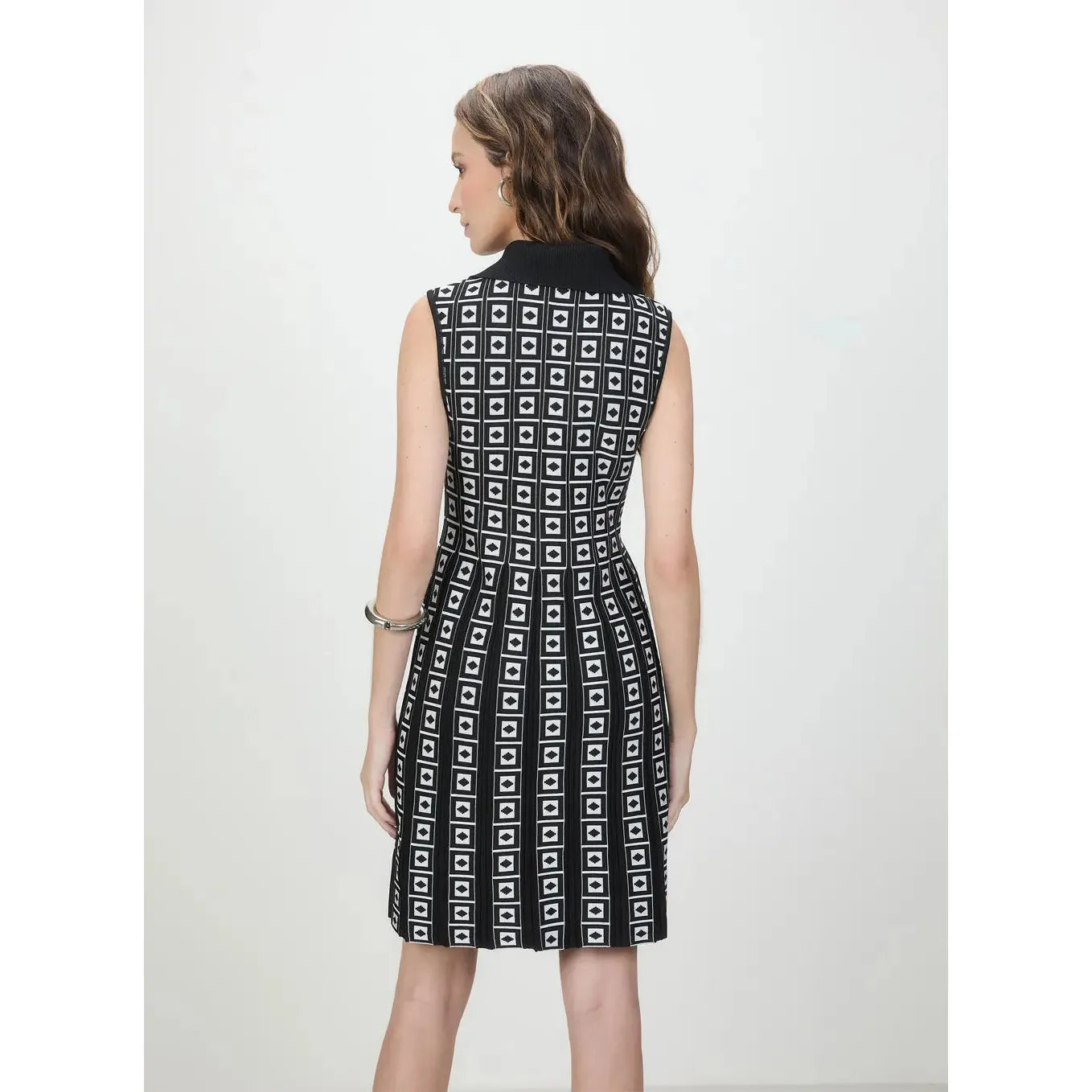 TD TRICOT QUADRICULADO DRESS