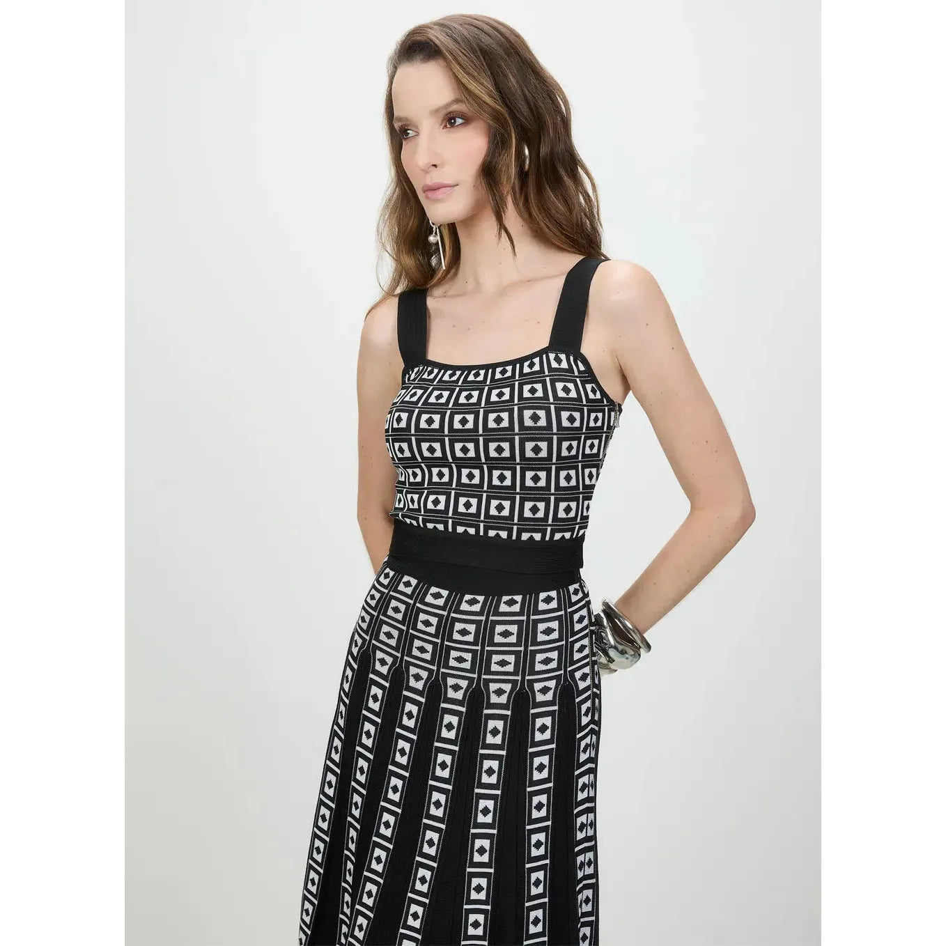 TD TRICOT QUADRICULADO MATCHING SET