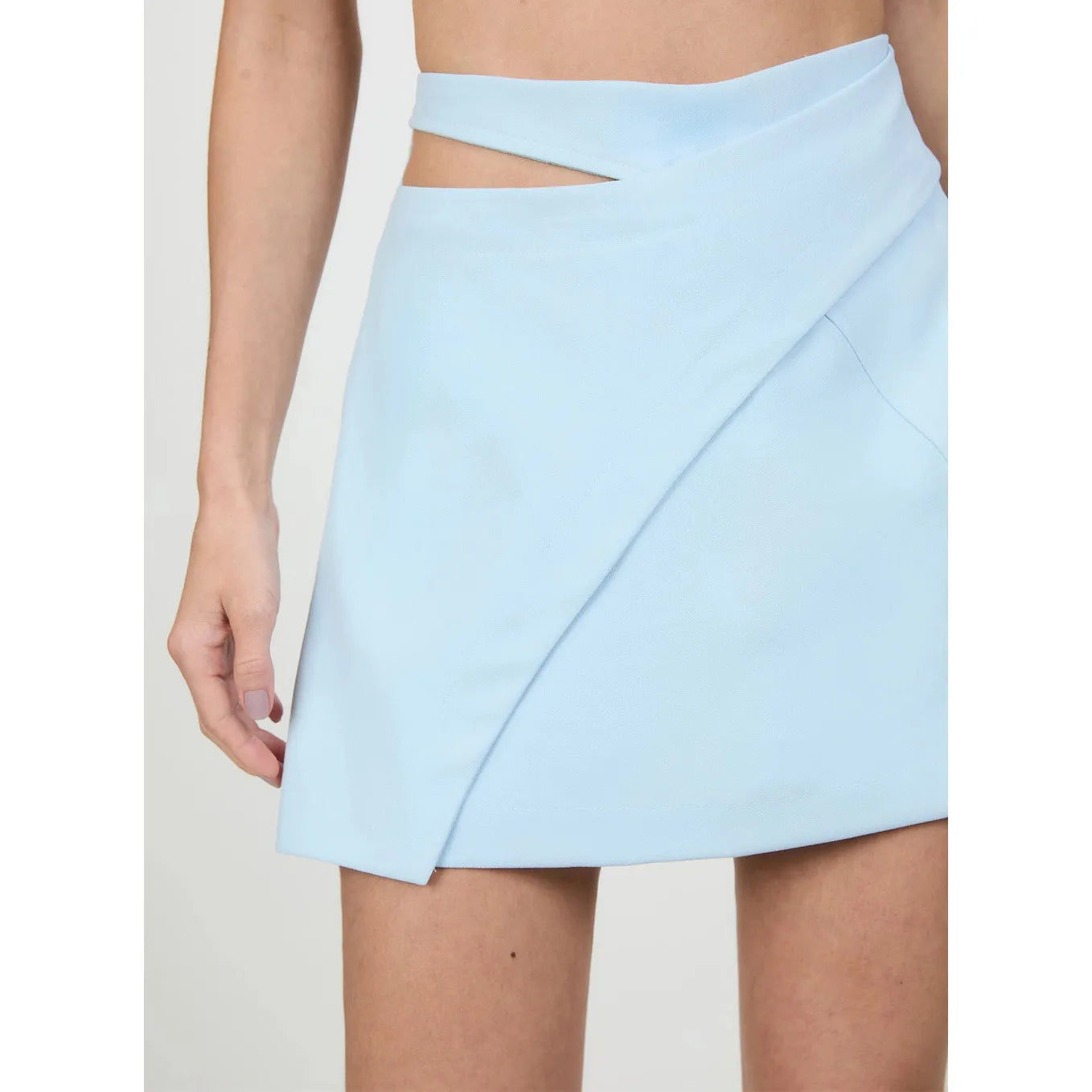 TD SHORT SKIRT BLUE SKY