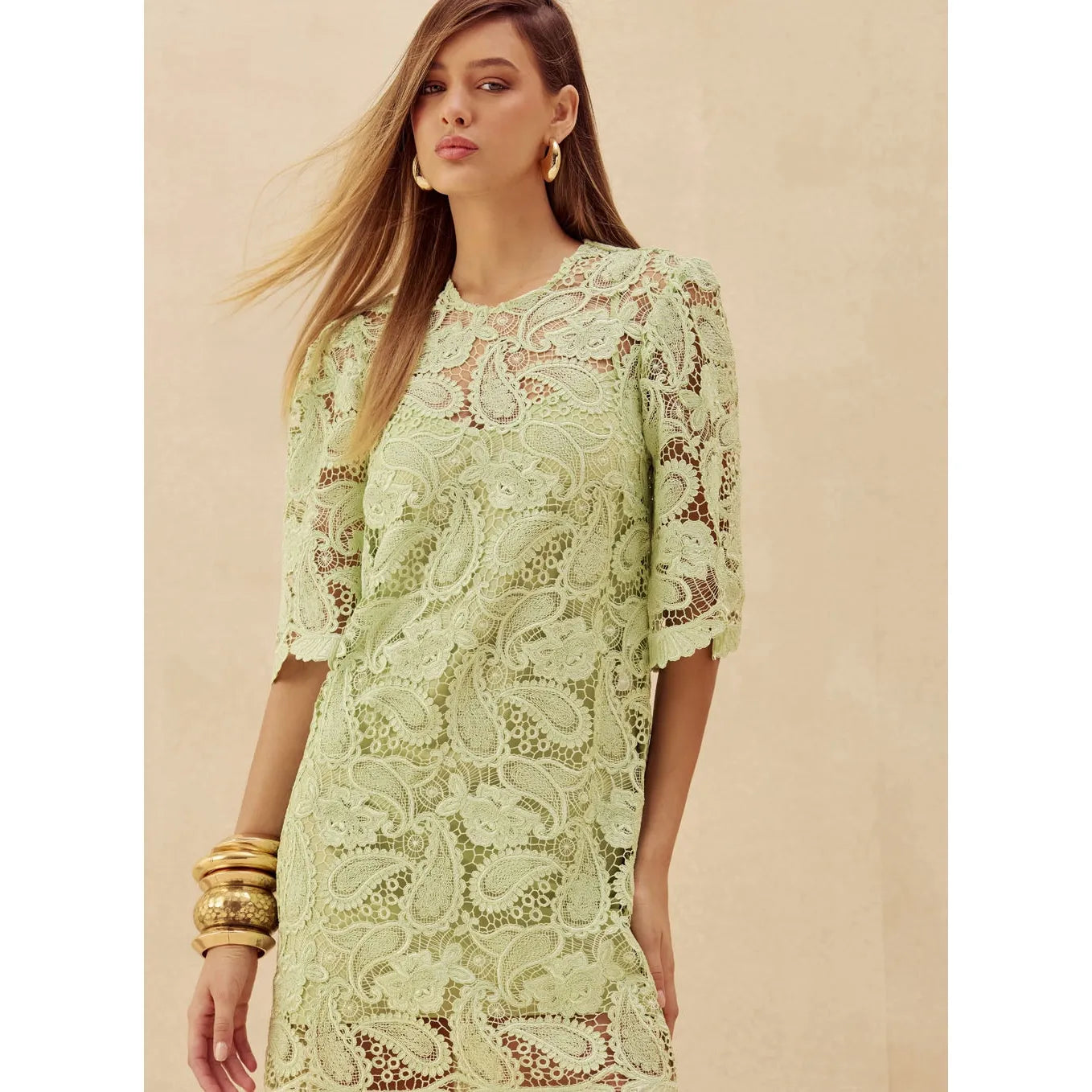 SK CASHMERE LACE DRESS