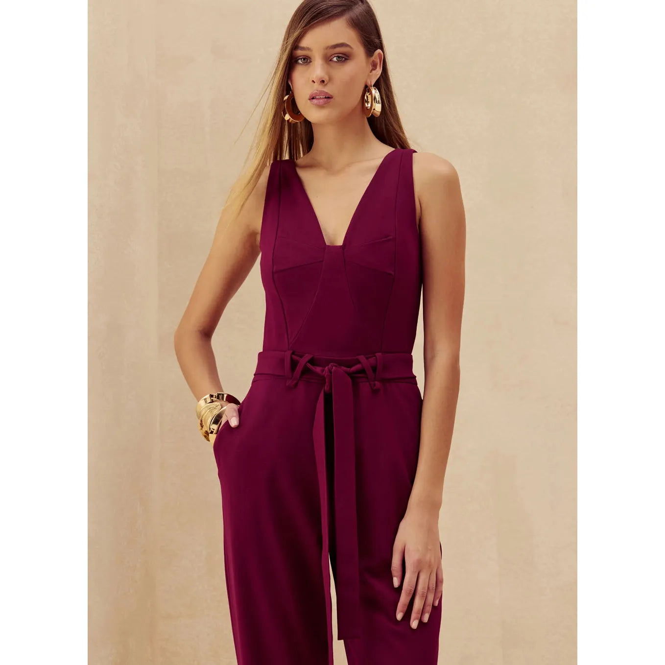SK STRUCTURED JUMPSUIT