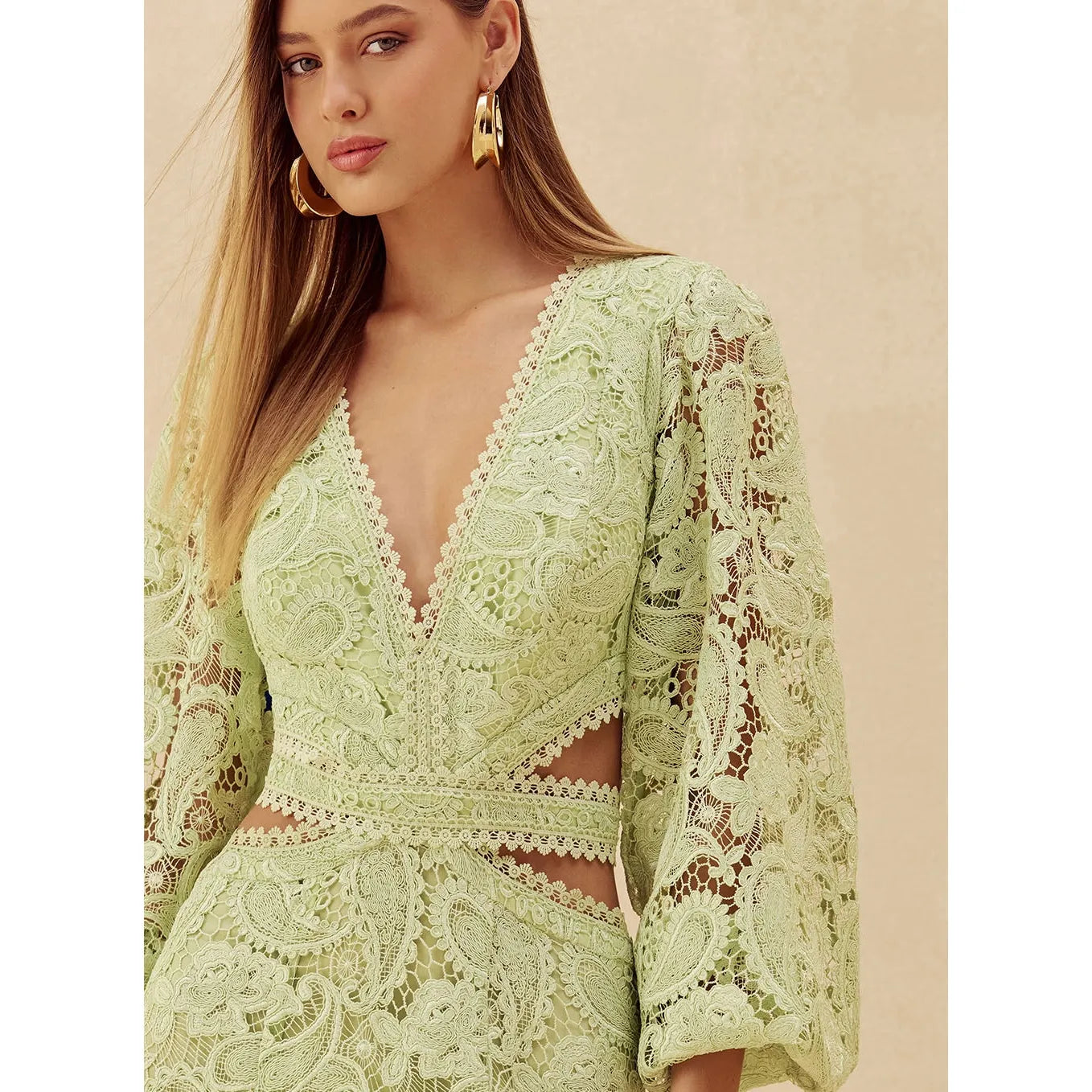 SK CUT OUT LACE DRESS