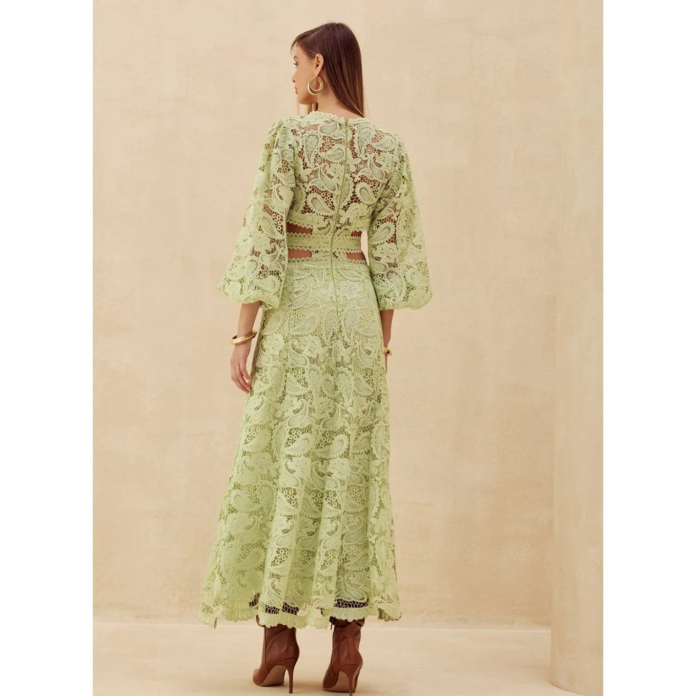 SK CUT OUT LACE DRESS