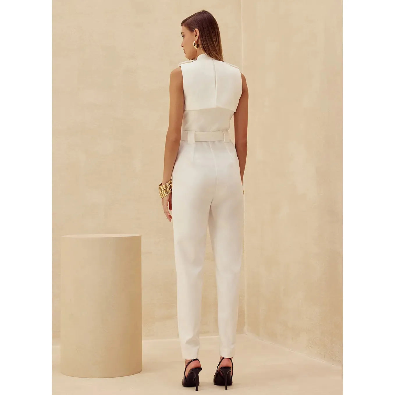 SK APLIQUE EMBROIDERY JUMPSUIT